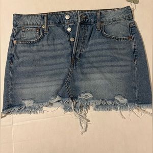 H&M Small Mini Denim Skirt